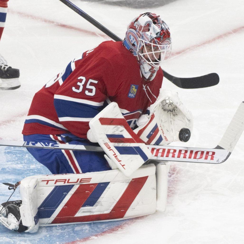 Canadiens' Montembeault day-to-day, Capitals' Thompson starts Game 4